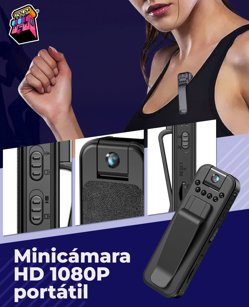 Focuscam | Minicámara HD 1080P portátil