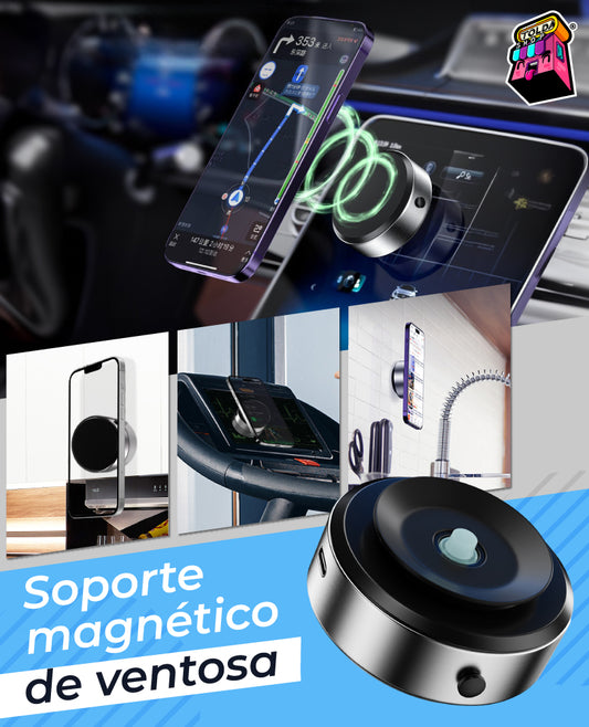 SujetaPhone | Soporte magnético de succión eléctrica para teléfono